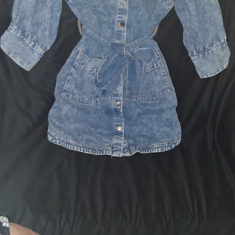 Size 0 Denim Blue Women's Dress